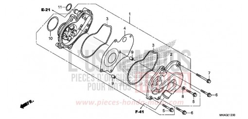 POMPE A EAU NC750SAH de 2017